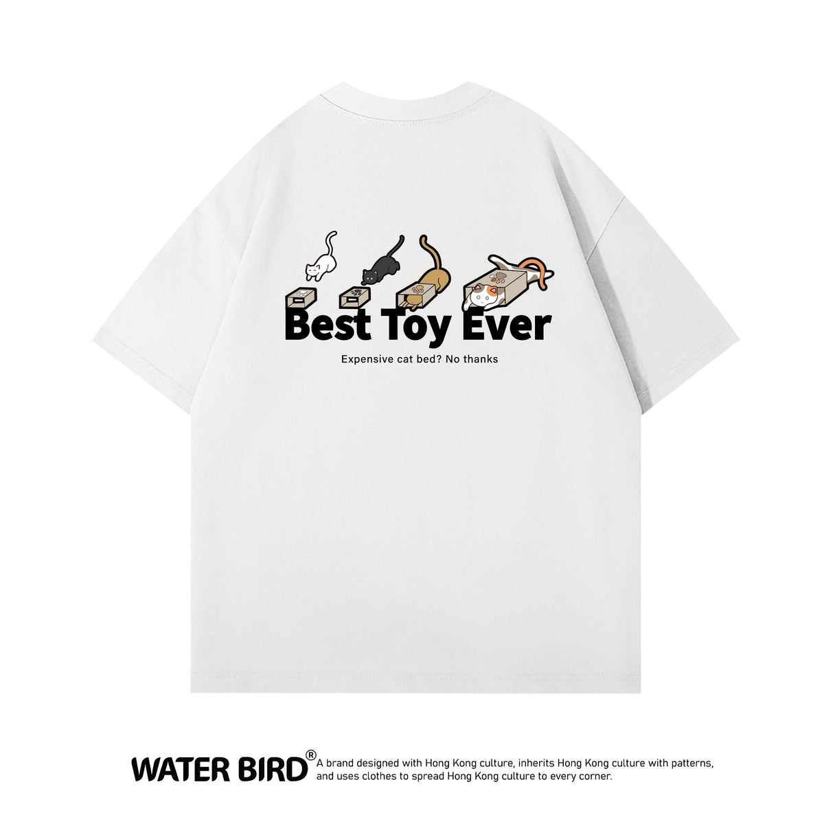 紙箱貓︱300g Boxy Tee
