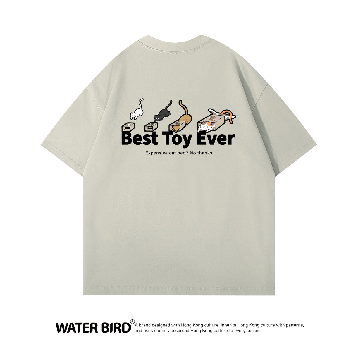 紙箱貓︱300g Boxy Tee