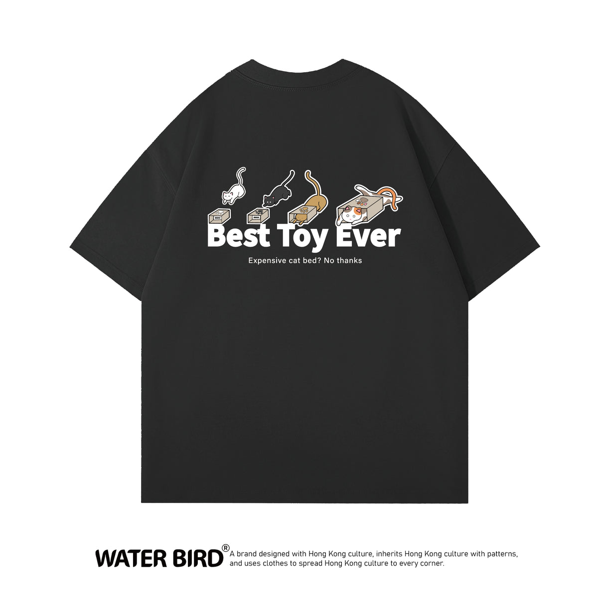 紙箱貓︱300g Boxy Tee