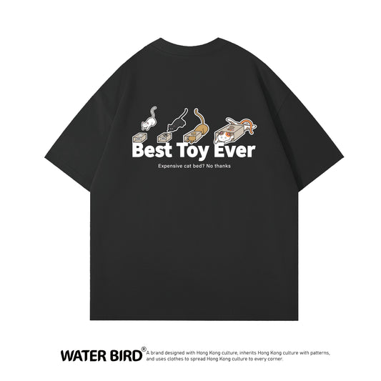 紙箱貓︱300g Boxy Tee
