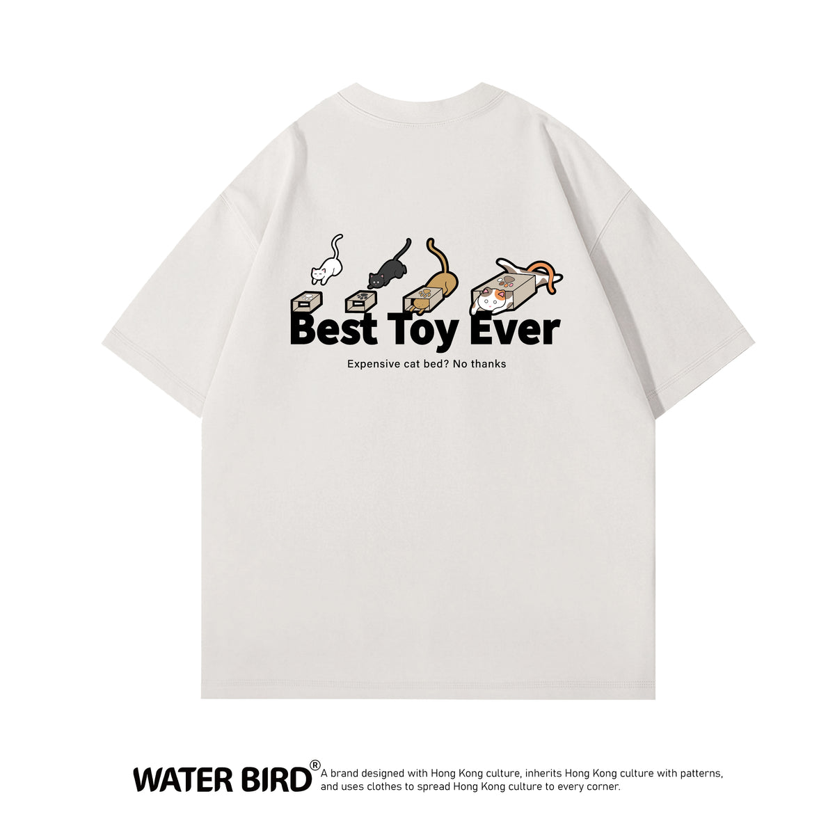 紙箱貓︱300g Boxy Tee